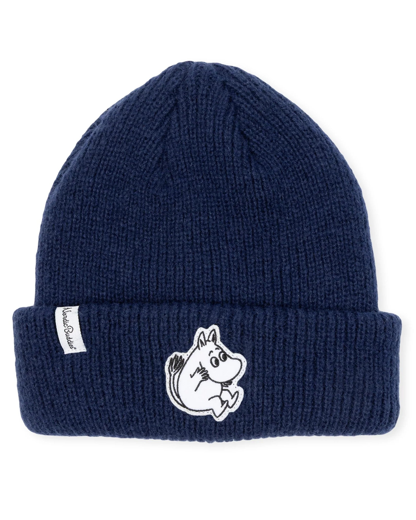 Moomintroll Felt Patch Beanie Kids - Navy