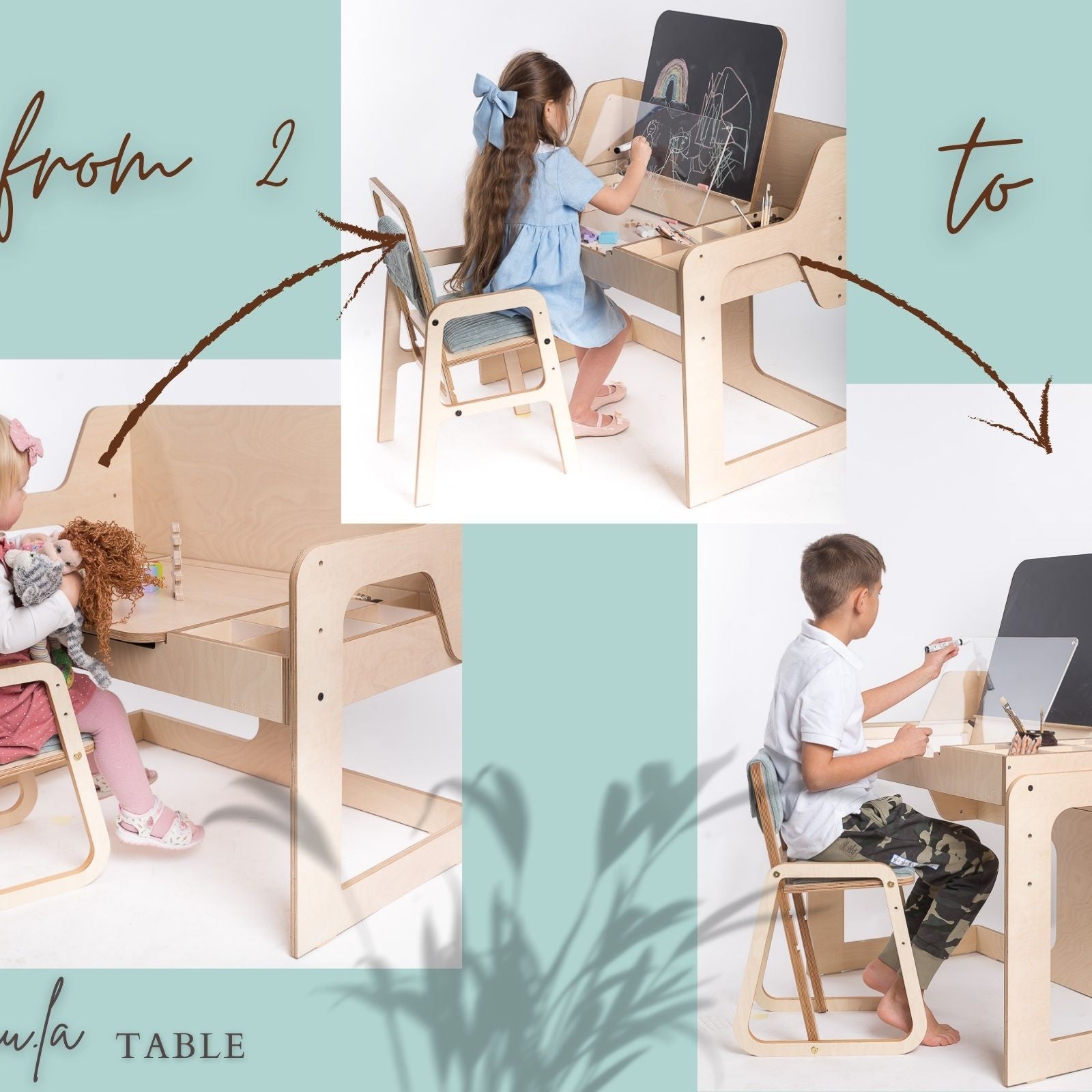 Multisensory Art Table/Desk Luula