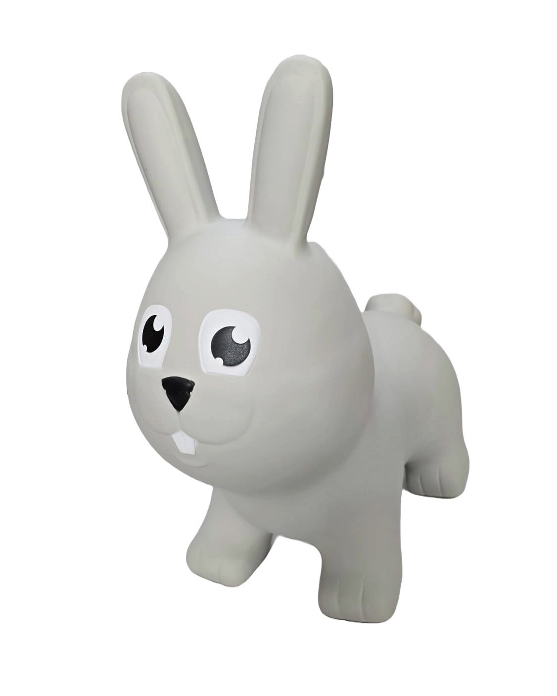 Pomppueläin Harmaa Pupu. Hauska ja kehittävä hyppylelu lapsille.