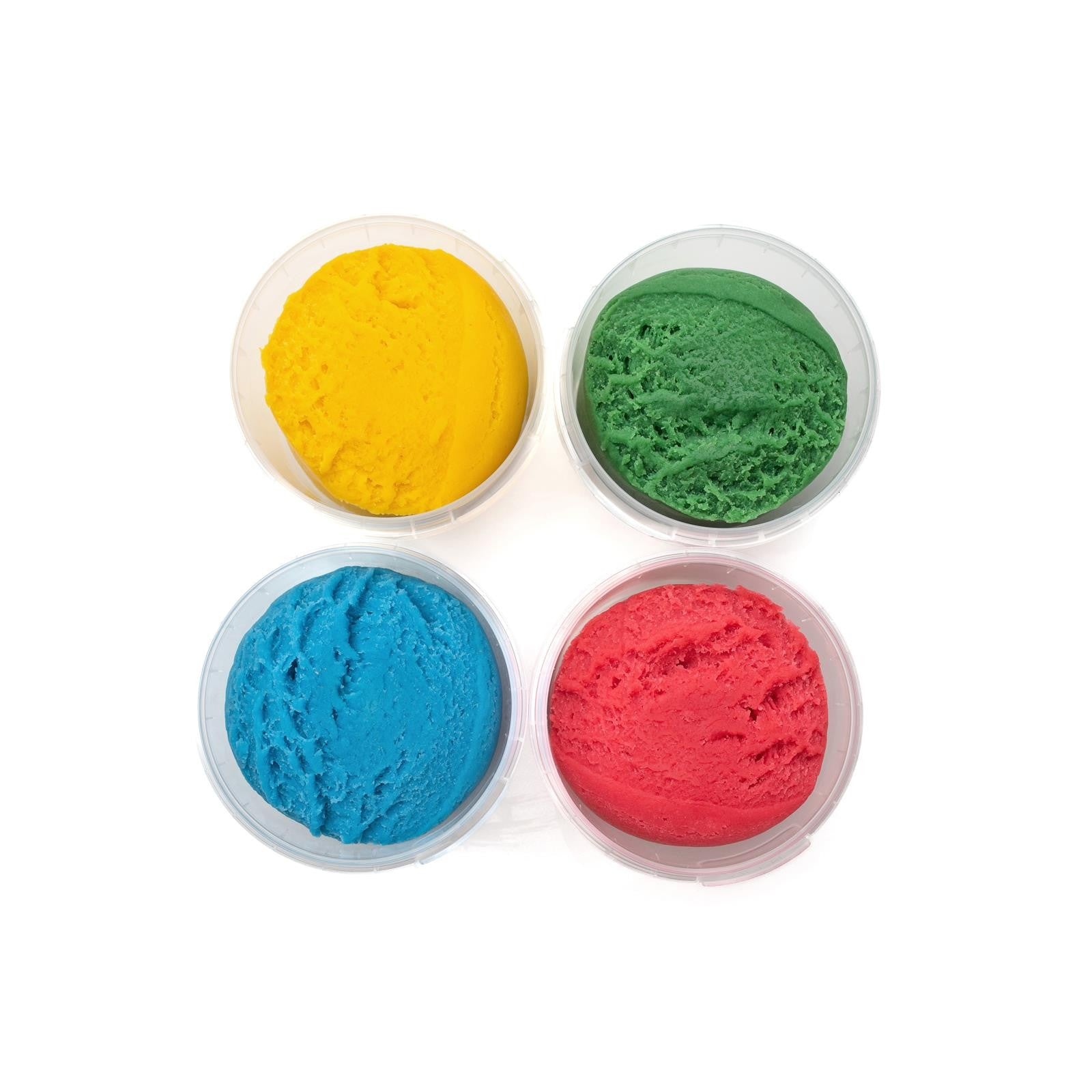 Neogrün Organic Easy Clay Set 4x120g – Yellow, Green, Red, Blue