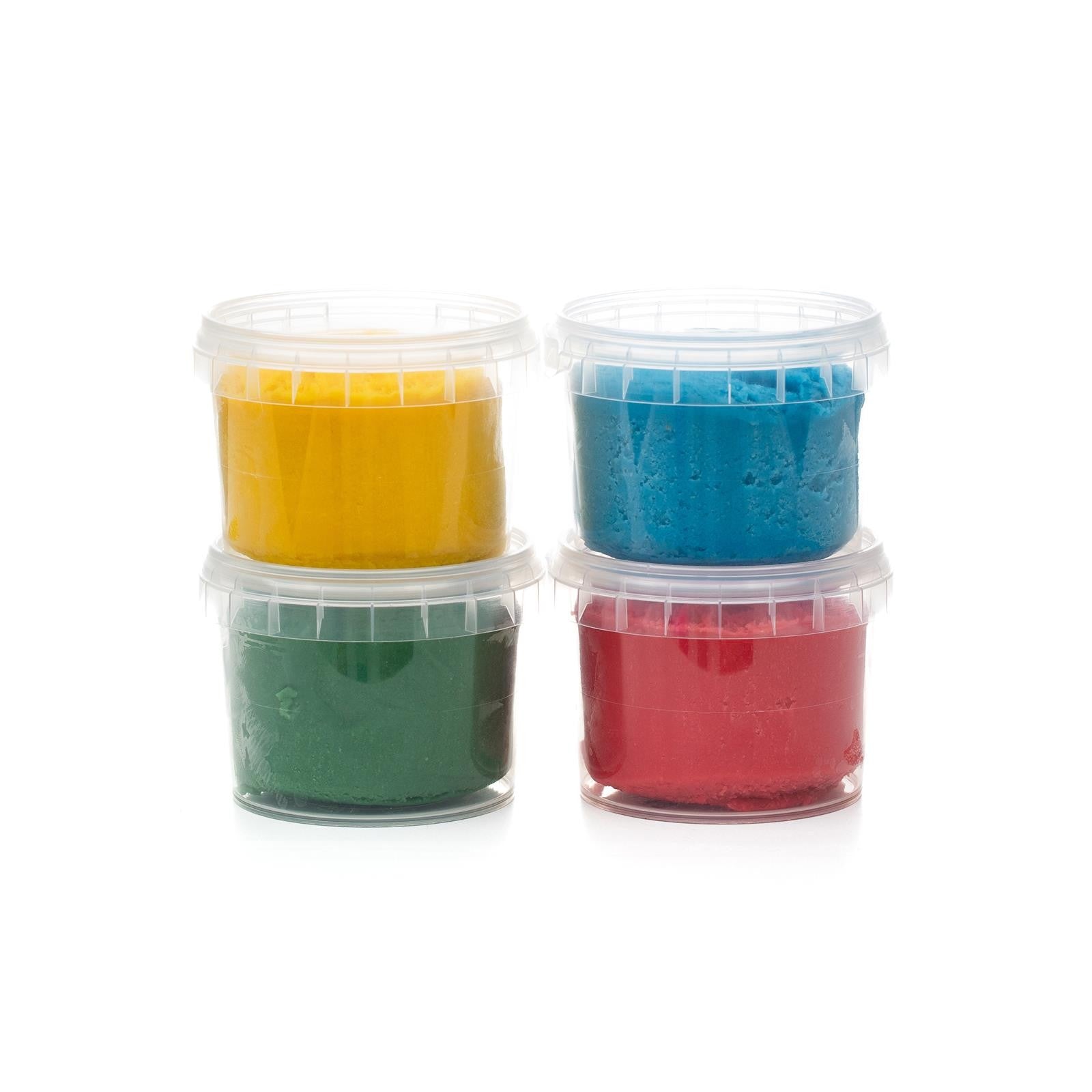 Neogrün Organic Easy Clay Set 4x120g – Yellow, Green, Red, Blue