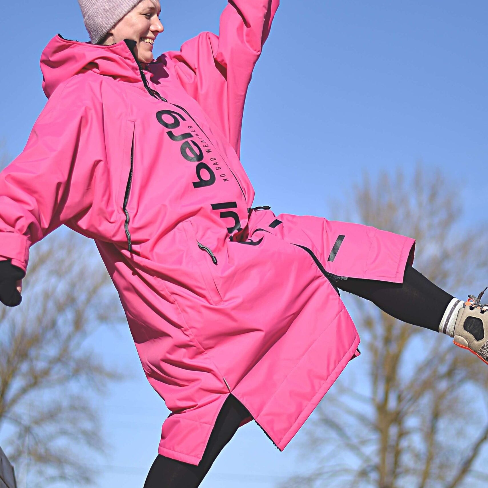 Paul Nordic Changing Robe - Fuchsia