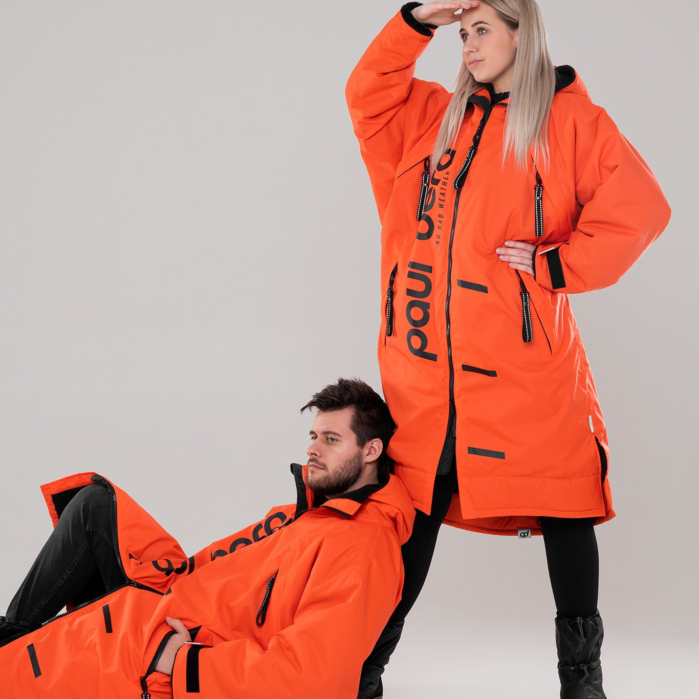 Paul Nordic Changing Robe - Orange