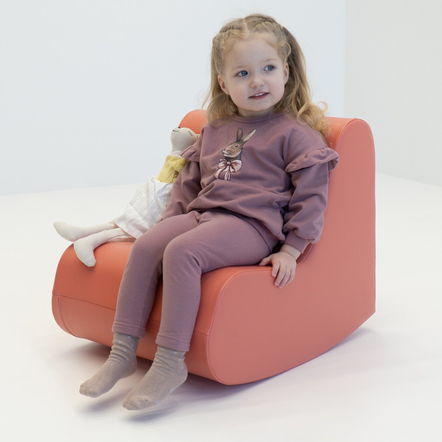 Rocking Chair - Salmon