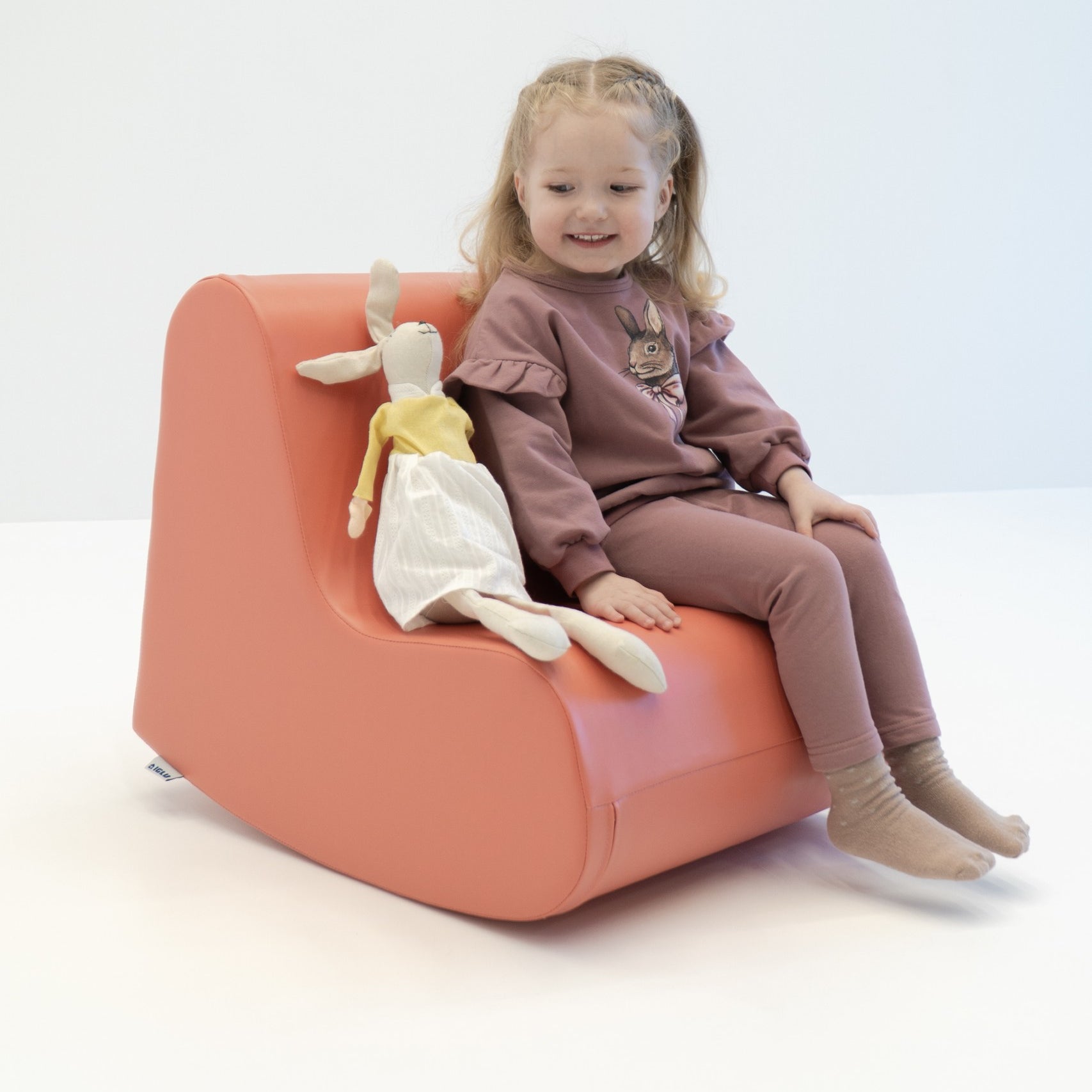 Rocking Chair - Salmon