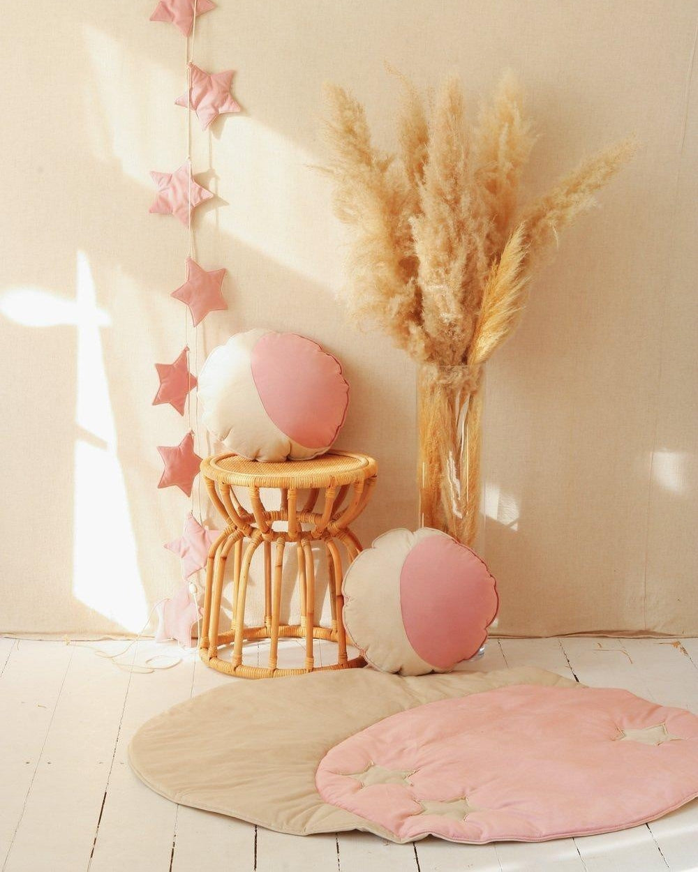 Star Garland - Soft Pink Dust