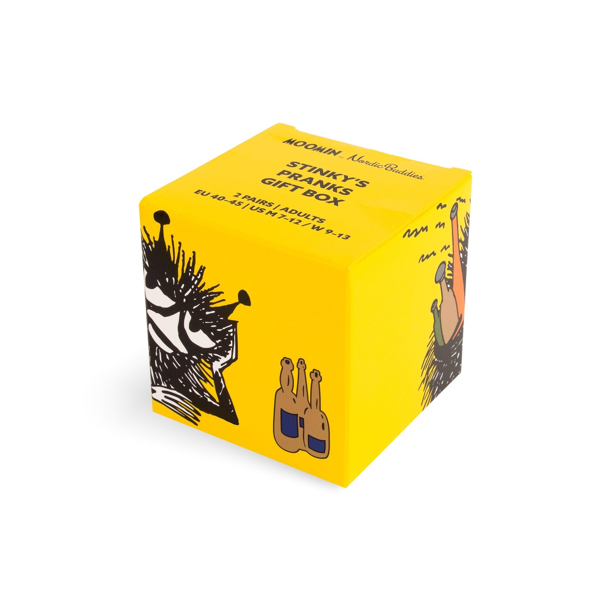 Haisulin kepponen sukkaboksi - lahjapakkaus joka sisältää kaksi sukkaparia.