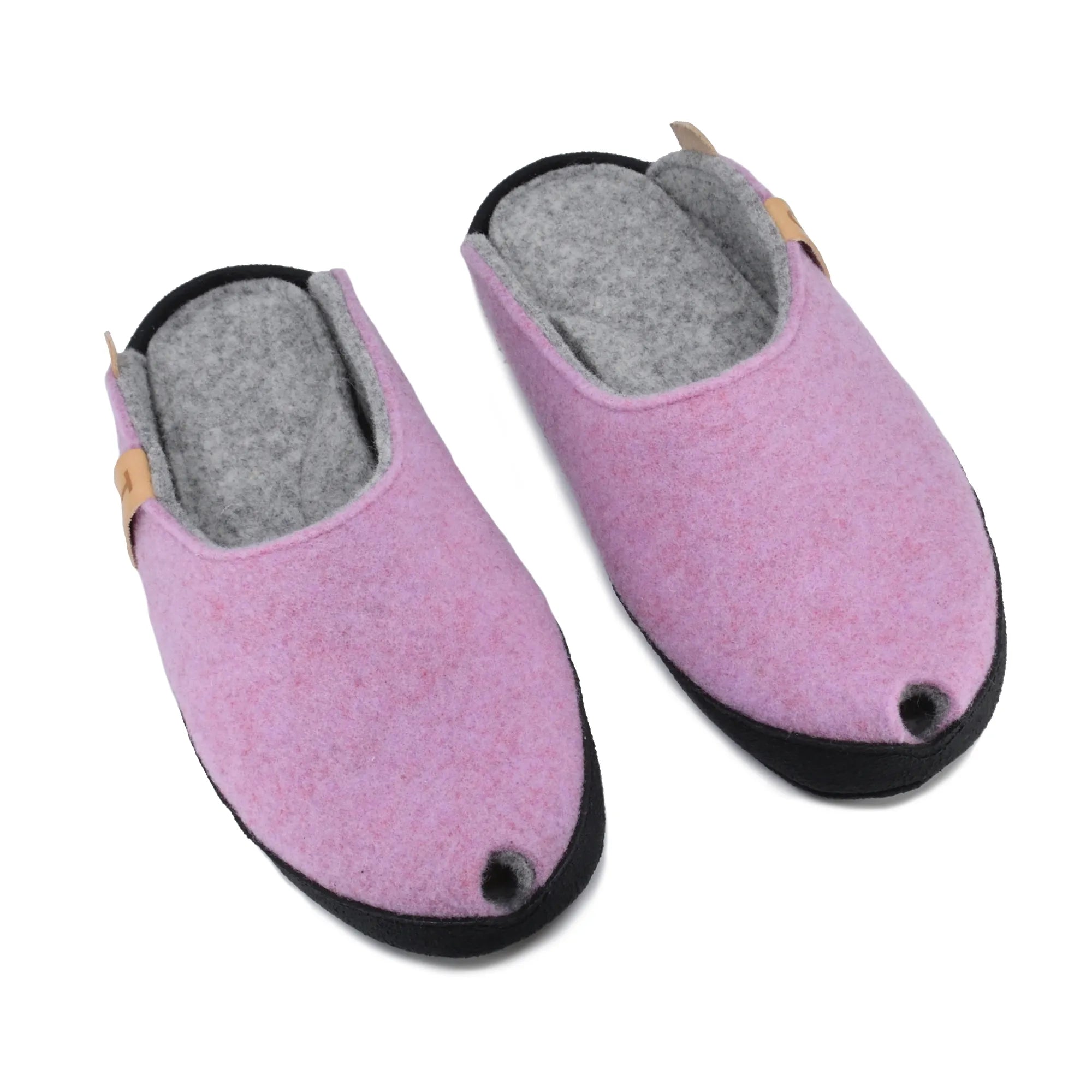 Vaaleanpunaiset villatossut TOKU Slippers