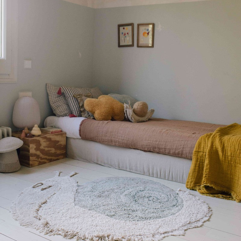 Washable Rug Snail, 90 x 130 cm
