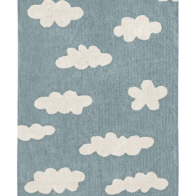 Washable Rug Clouds, 120 x 160 cm