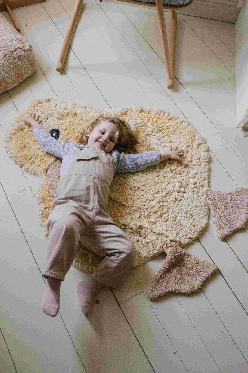 Washable Rug Duck, 95 x 120 cm