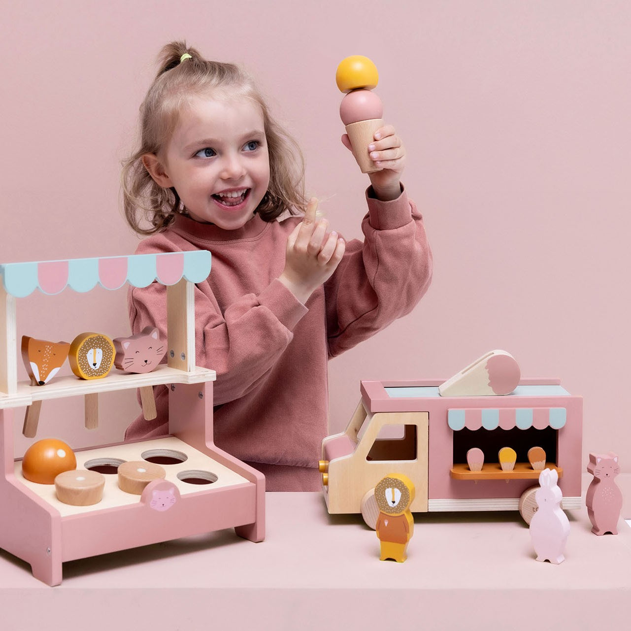 Wooden Ice Cream Truck
