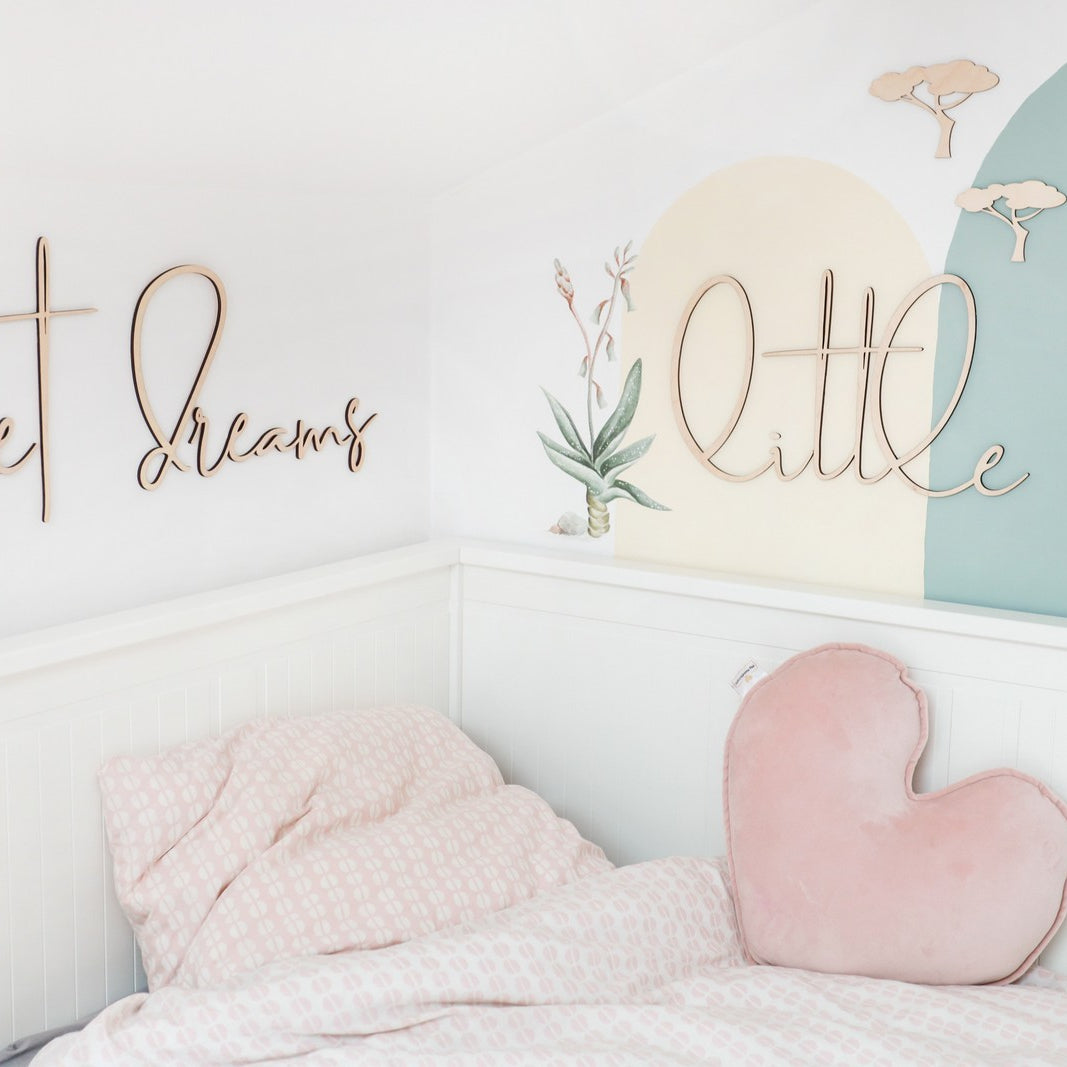 Wooden Wall Sign - Sweet Dreams Little One