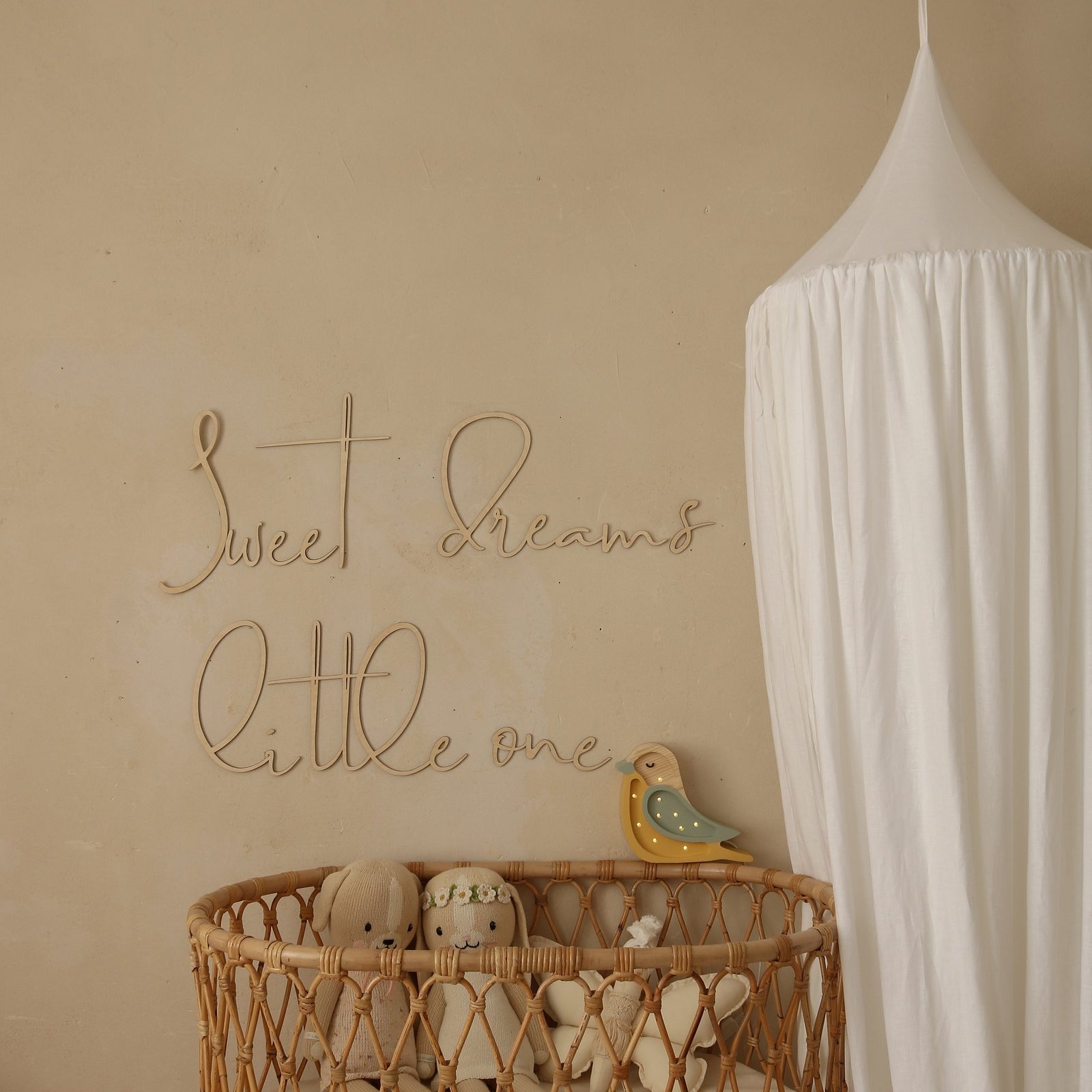 Wooden Wall Sign - Sweet Dreams Little One