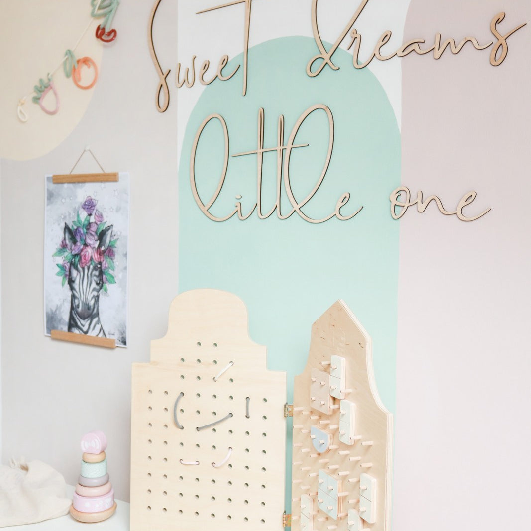 Wooden Wall Sign - Sweet Dreams Little One