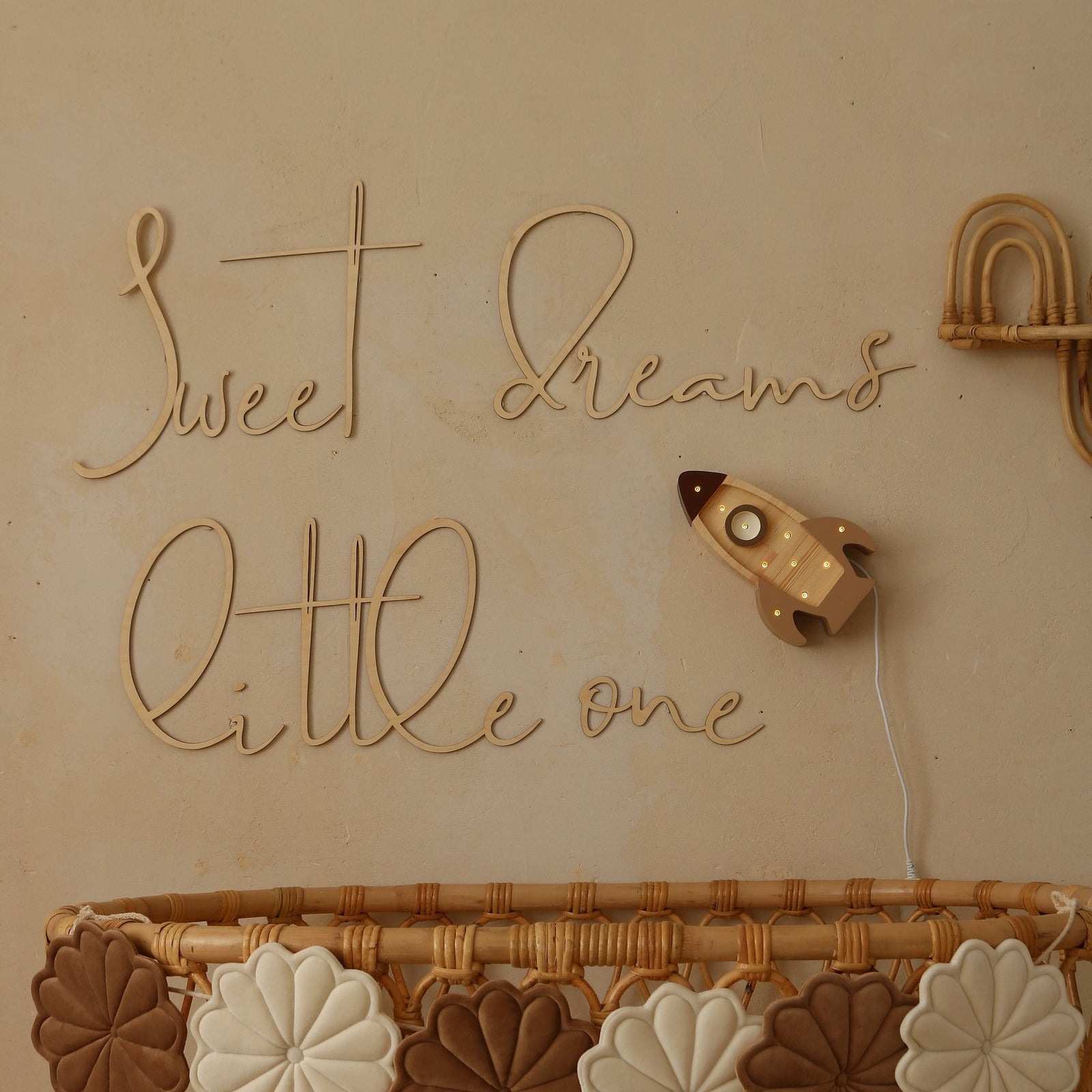 Wooden Wall Sign - Sweet Dreams Little One