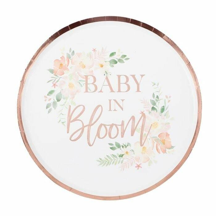 "Baby in Bloom" isot lautaset 8 kpl - Decora House