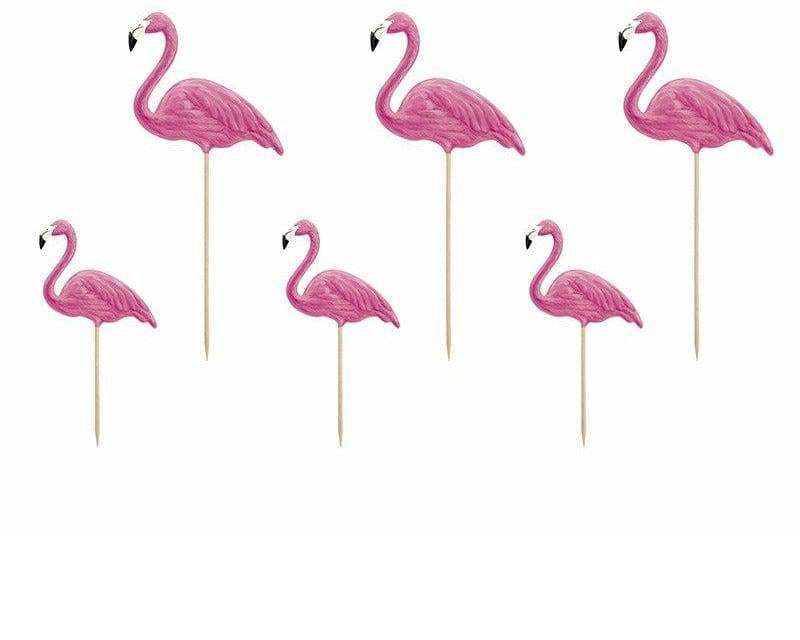 "Flamingo" cocktailtikut 6 kpl - Decora House