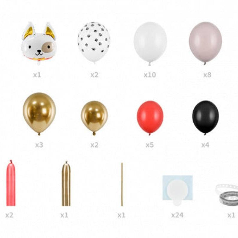 Ilmapallokimppu "Koira" 83 x 155 cm - Decora House