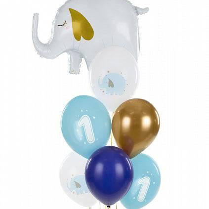 Ilmapallot "One" / vaaleansininen 6 kpl - Decora House