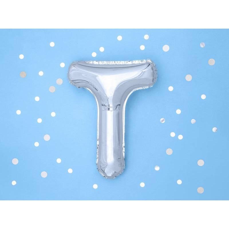 Kirjainfoliopallo T / hopea - Decora House