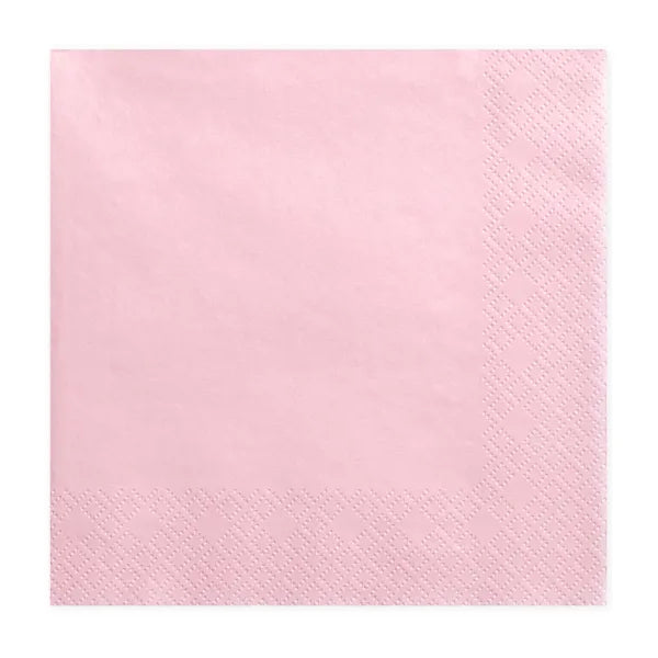 Vaaleanpunaiset lautasliinat, 20 kpl