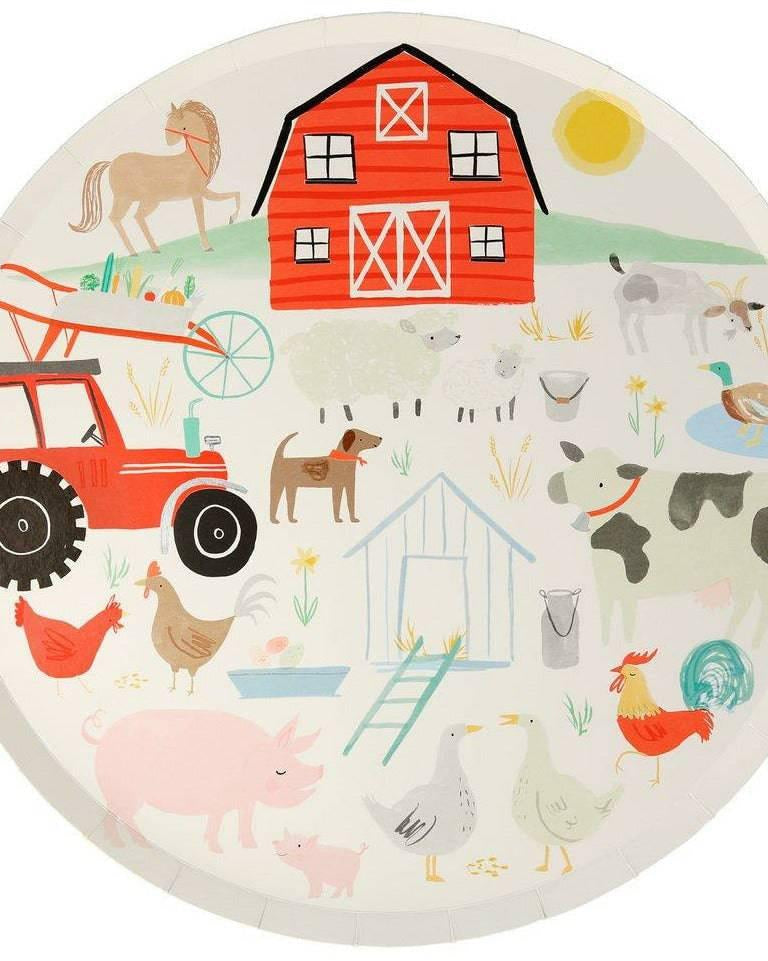 "Maatila" isot lautaset 8 kpl - Decora House