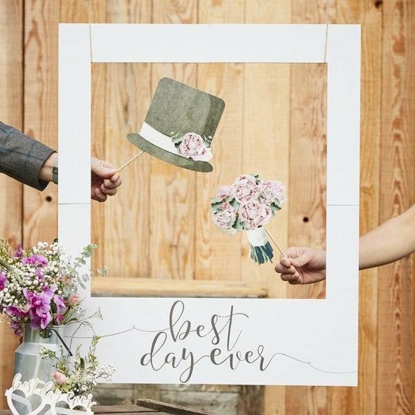 Photo Booth -kehys "Best Day Ever" - Decora House