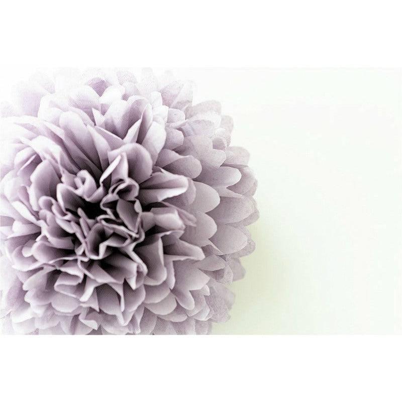 Pom pom silkkipaperikukka 25 cm / utuinen lila - Decora House