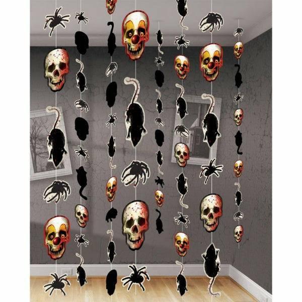 Roikkuvat koristeet "Creepy Halloween" / 8 x 1,8 m - Decora House