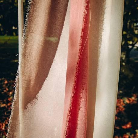 Sifonki kaitaliina 15 cm x 3 m / vanha roosa - Decora House