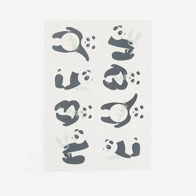 Siirtokuvatatuoinnit "Panda" 8 kpl - Decora House