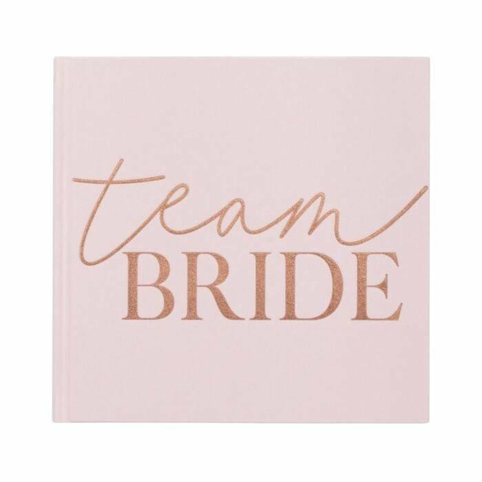 "Team Bride Blush" vieraskirja - Decora House