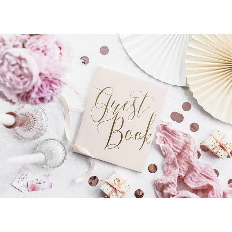 Vieraskirja "Guest Book" / hennon vaaleanpunainen - Decora House