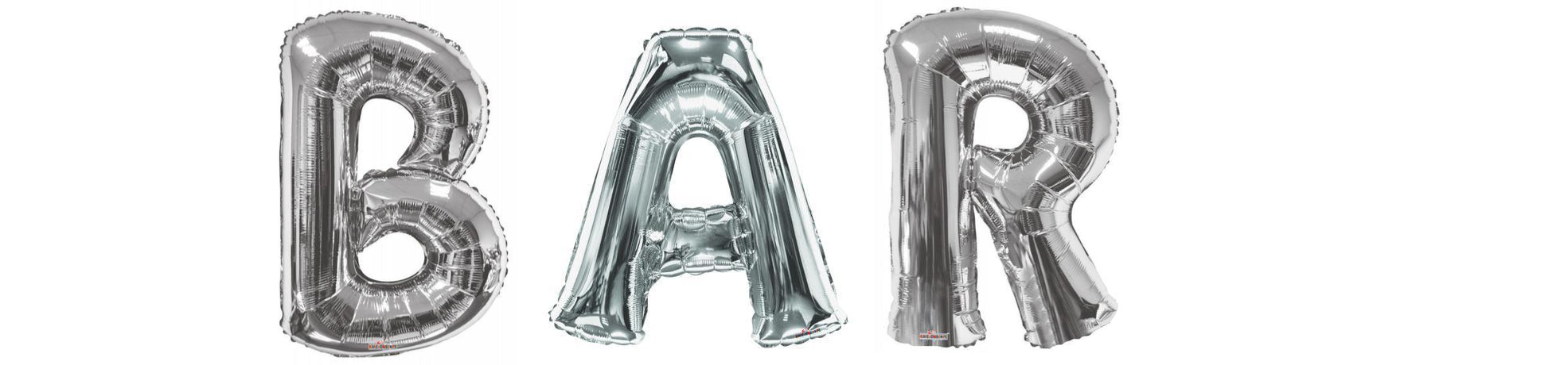 Kirjainilmapallot juhlaan kuin juhlaan I Tilaa helposti netistä