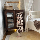 Eared Jumpsuit for Babies and Kids - Beige Bear