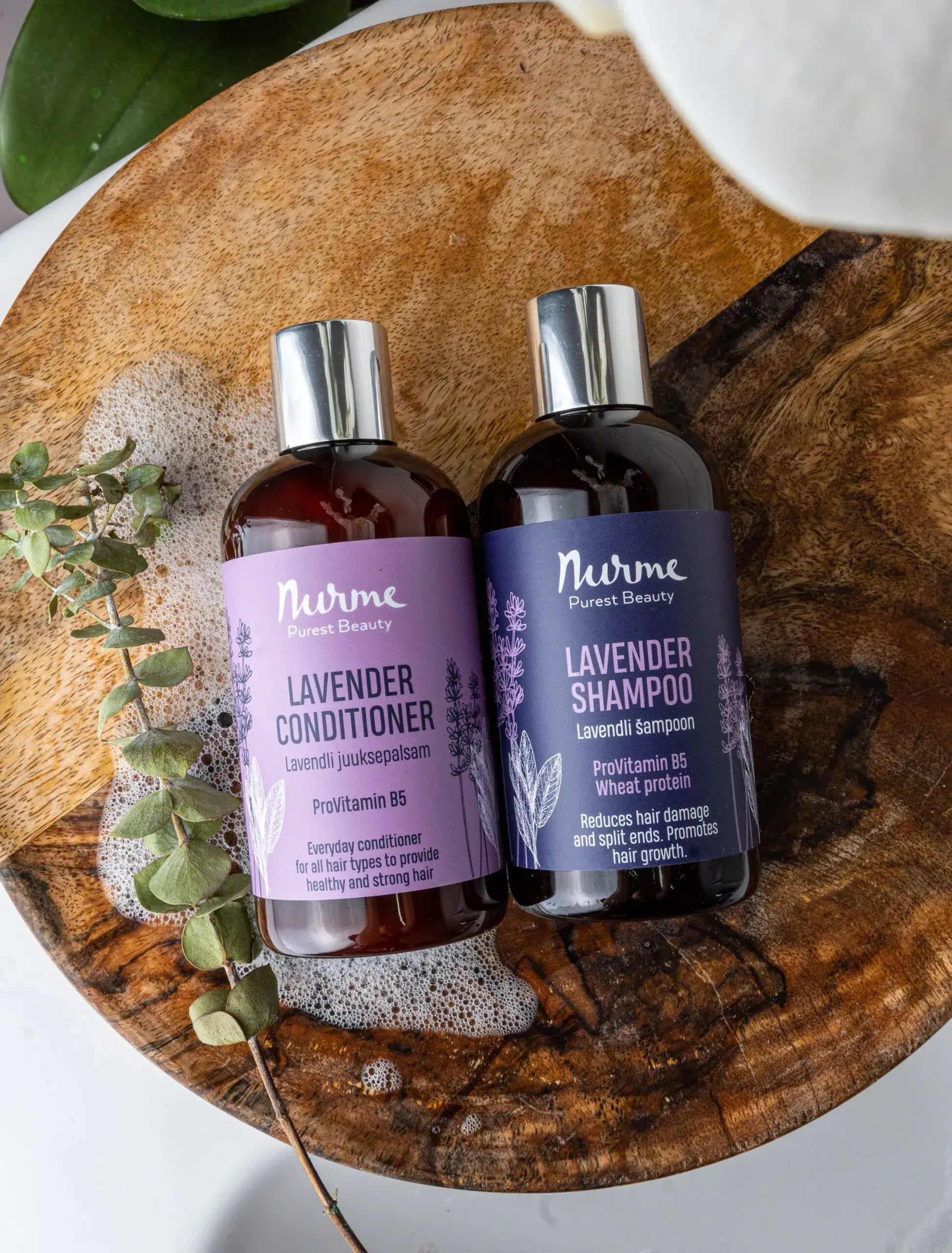 Laventeli shampoo ja hoitoaine lahjapakkaus