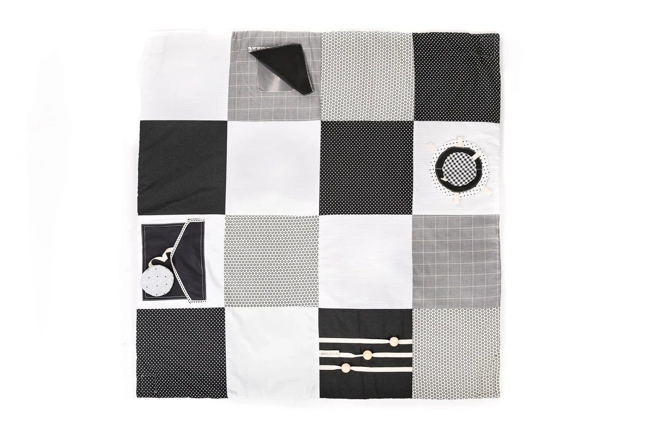 Baby Activity Mat, 100x100cm - Black and White