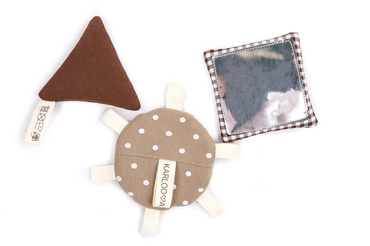 Baby Activity Mat, 120x120cm - Brown
