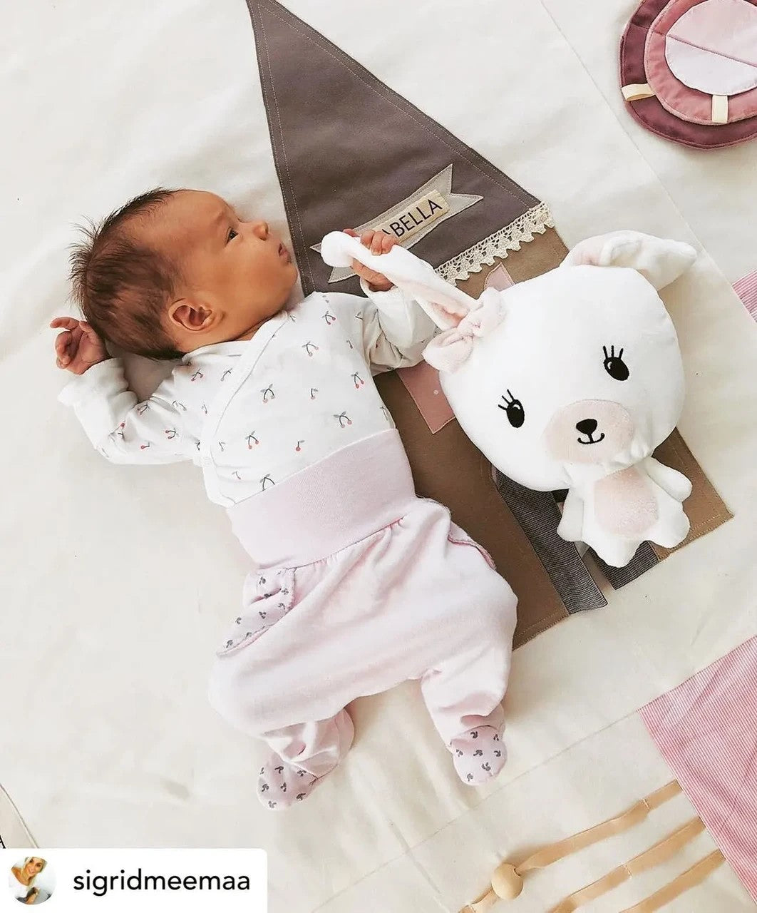 Baby Activity Mat, 120x120cm - Pink