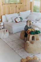 Washable Rug Colorful Lines, 90 x 130 cm
