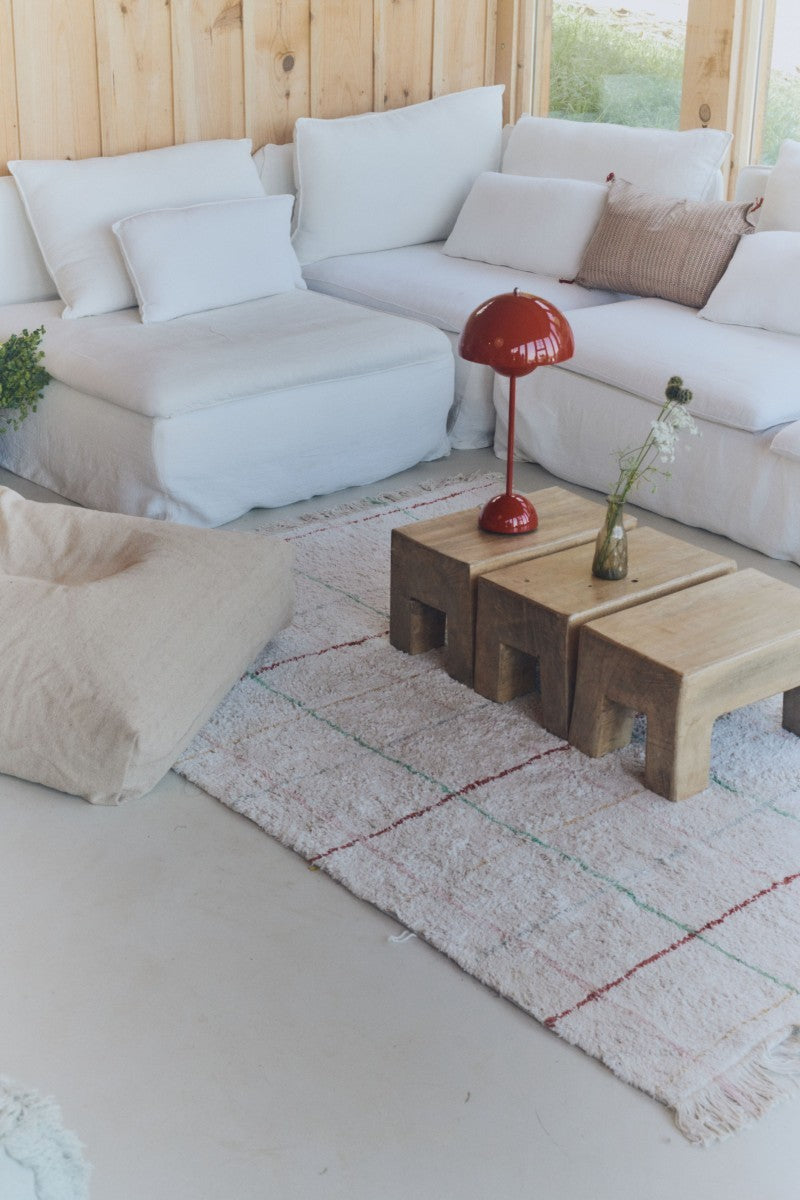Washable Rug Colorful Lines, 90 x 130 cm