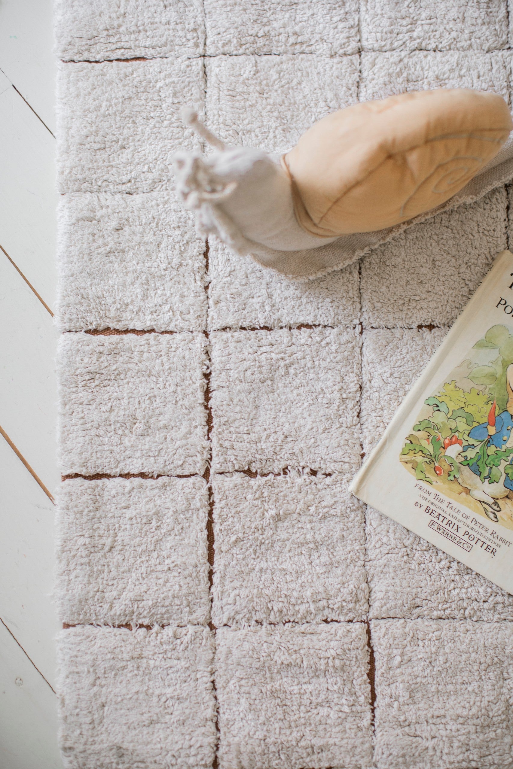 Washable Cotton Rug Mosaic, 120x160 cm