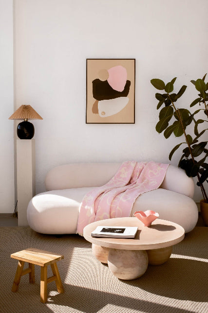 Flora cotton throw