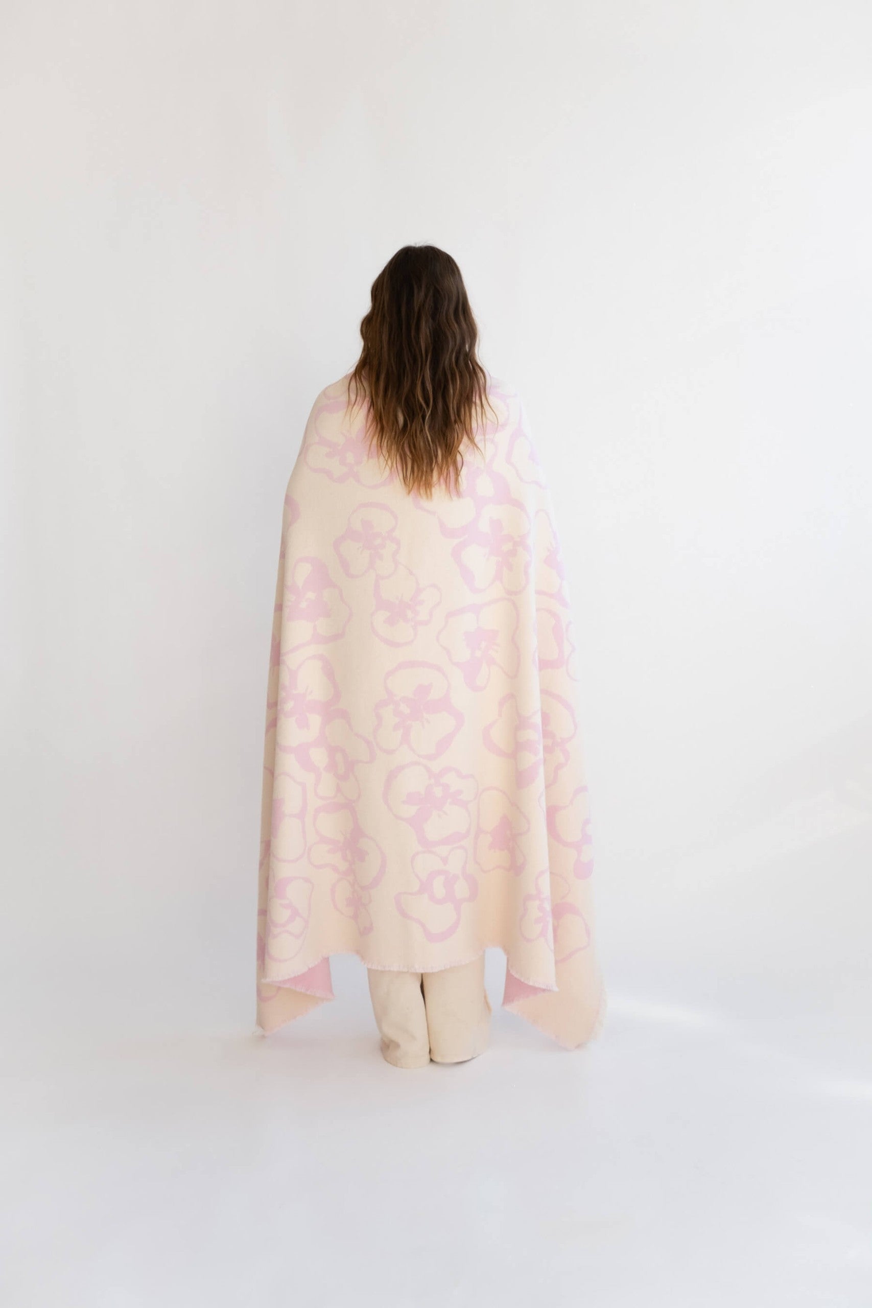 Flora cotton throw