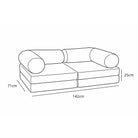 HoneyHug Soft Modular Sofa for Children – Teddy Cream