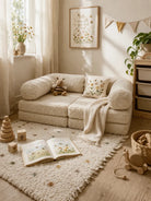 Lasten sohva – modulaarinen HoneyHug Teddy Cream