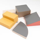Soft Play 5 Foam Block Set - Pastel Pink Corner Climber