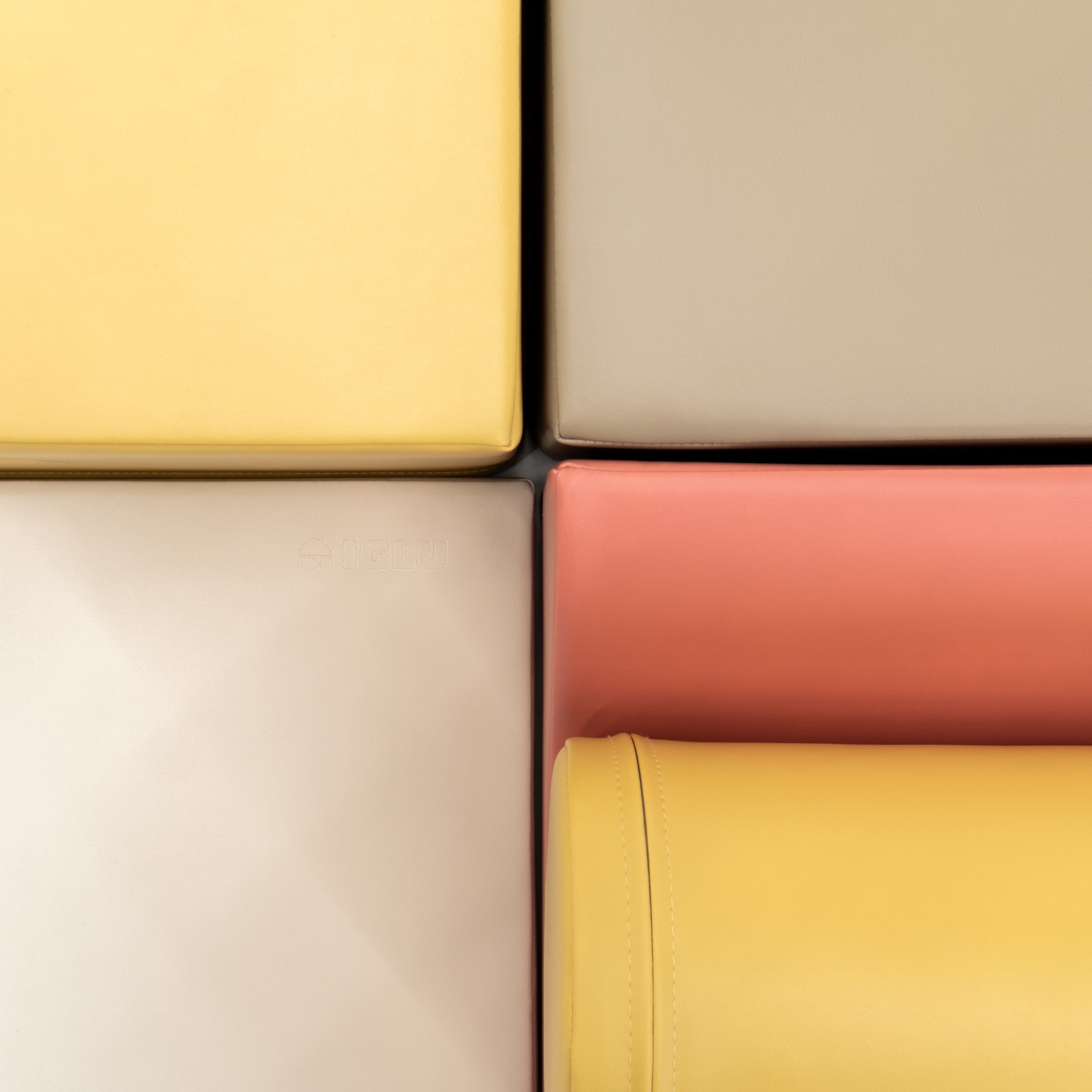 Soft Play 6 Foam Block Set - Pastel Pink Explorer