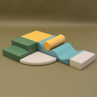 Soft Play 6 Foam Block Set - Pastel Turquoise Explorer